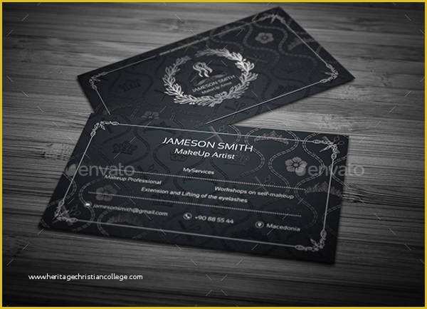 Artist Business Cards Templates Free Of 14 Best Artist Business Card Templates Word Psd