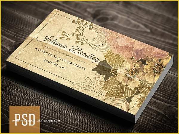 Artist Business Cards Templates Free Of 33 Artist Business Cards Free Psd Ai Vector Eps