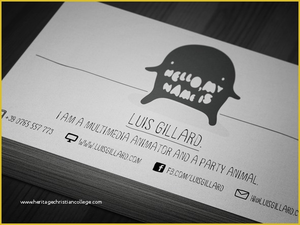 Artist Business Cards Templates Free Of 50 Epic Psd Business Card Template Files