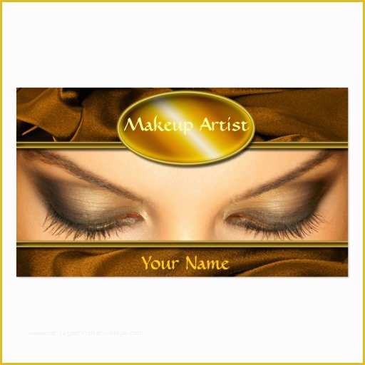 Artist Business Cards Templates Free Of Makeup Artist Business Card Template