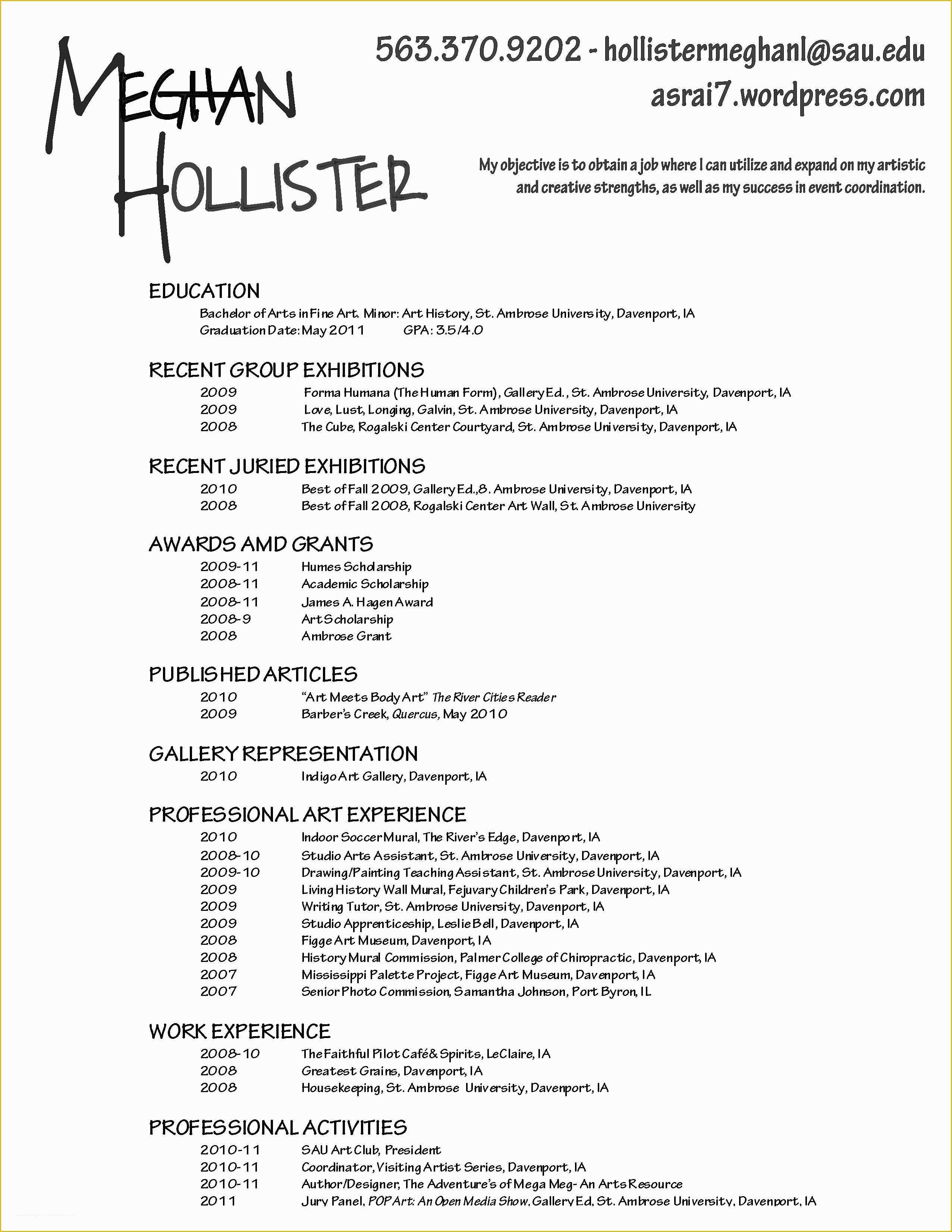 Artist Resume Template Free Of Beginner Makeup Artist Resume Sample