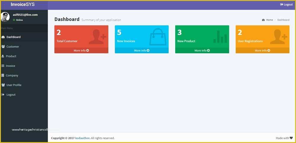 Asp Net Dashboard Templates Free Download Of Easy Invoice Generator aspnet Mvc by Kodauthor