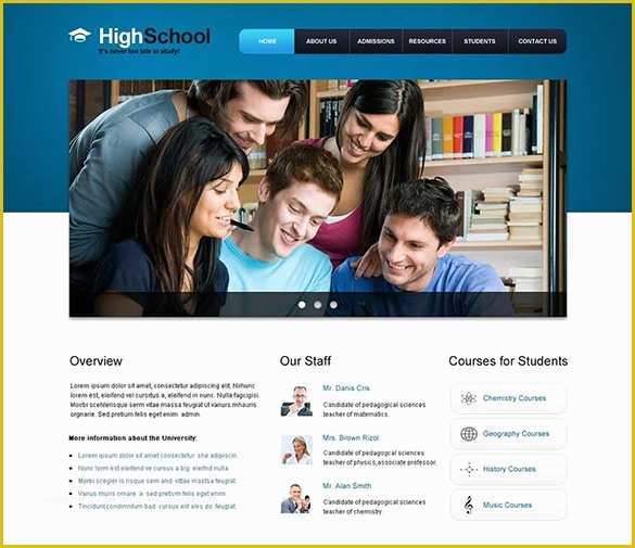 Asp Net Website Templates Free Download Of 21 Education HTML5 themes & Templates