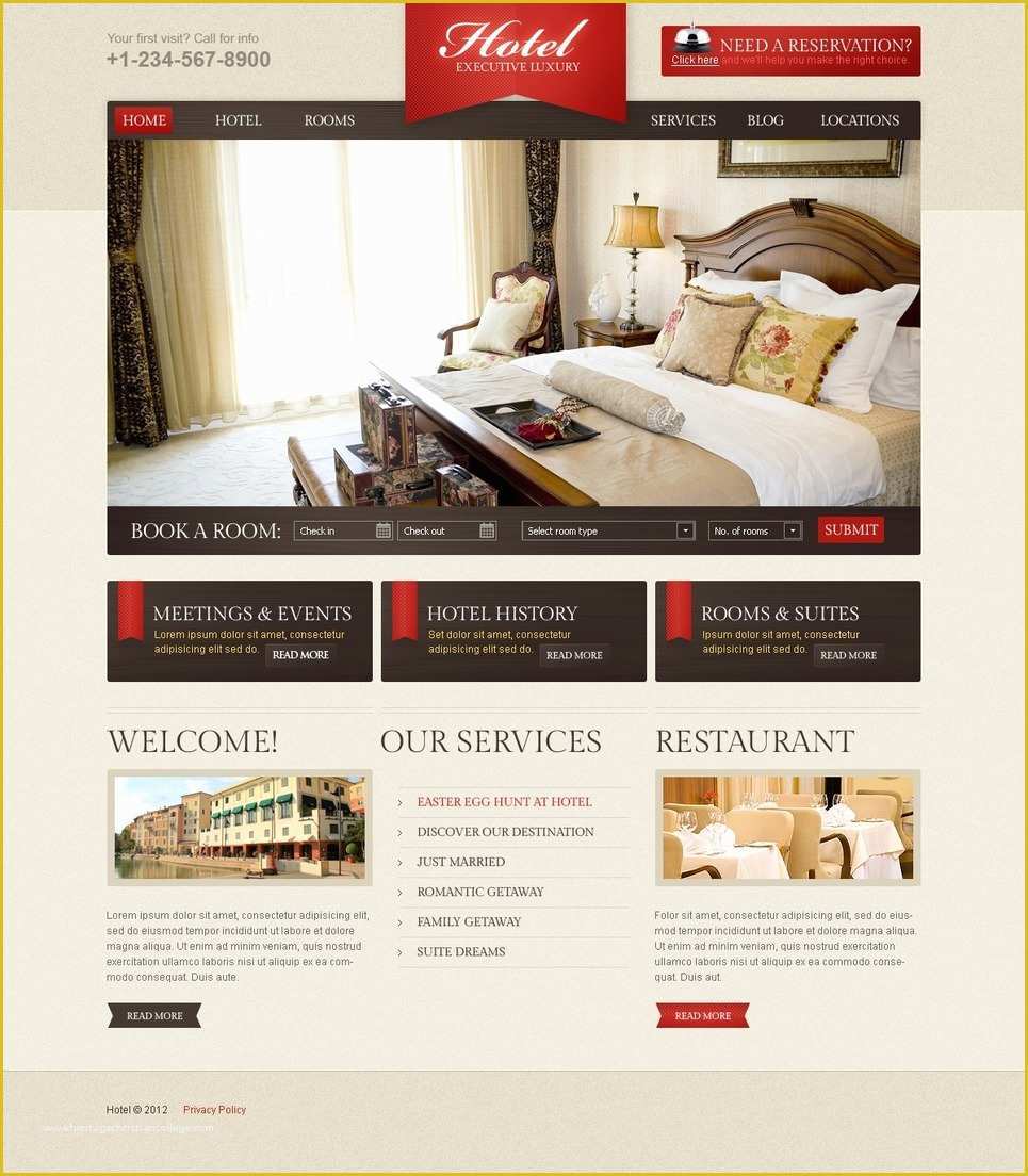 Asp Net Website Templates Free Download Of Luxury Hotel Wordpress theme