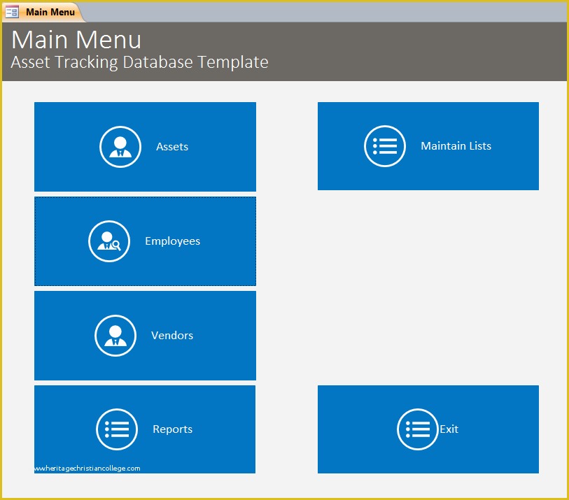 Asset Database Template Free Of asset Tracking Database Template