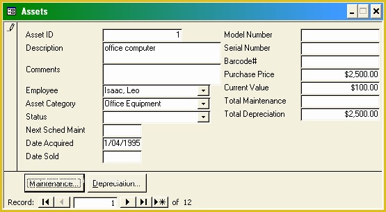 Asset Database Template Free Of Learning Accounting asset Valuation and Maintaining asset