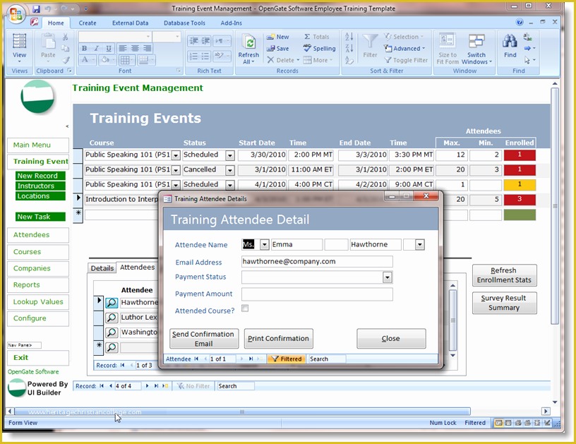 Asset Database Template Free Of Microsoft Access Templates Powerful Ms Access Templates