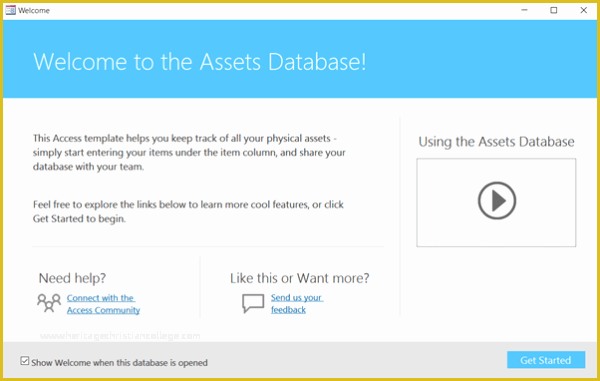 Asset Database Template Free Of What S New In Ms Access 2016 Not too Much