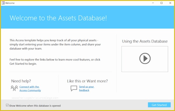Asset Database Template Free Of What S New In Ms Access 2016 Not too Much