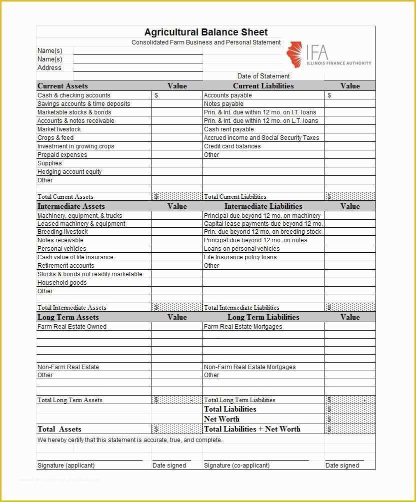 Assets and Liabilities Template Free Download Of 38 Free Balance Sheet Templates &amp; Examples Template Lab