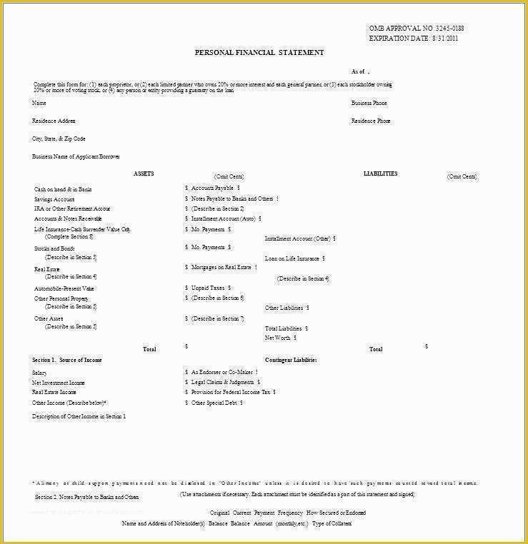 Assets and Liabilities Template Free Download Of asset and Liability Statement Template Personal Balance T