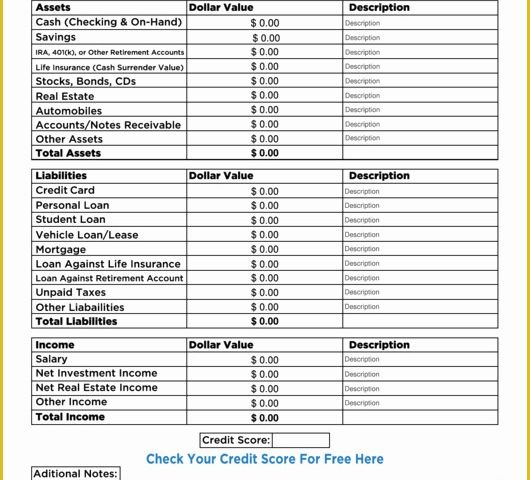 Assets and Liabilities Template Free Download Of Fillable assets and Liabilities Worksheet Printable Pdf