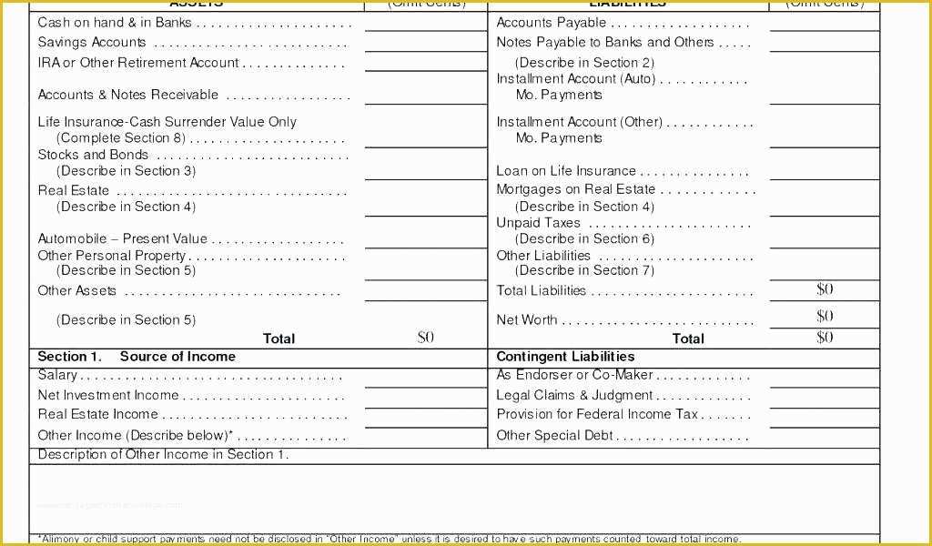 Assets and Liabilities Template Free Download Of Sales Lead form Template Word – Kelsie