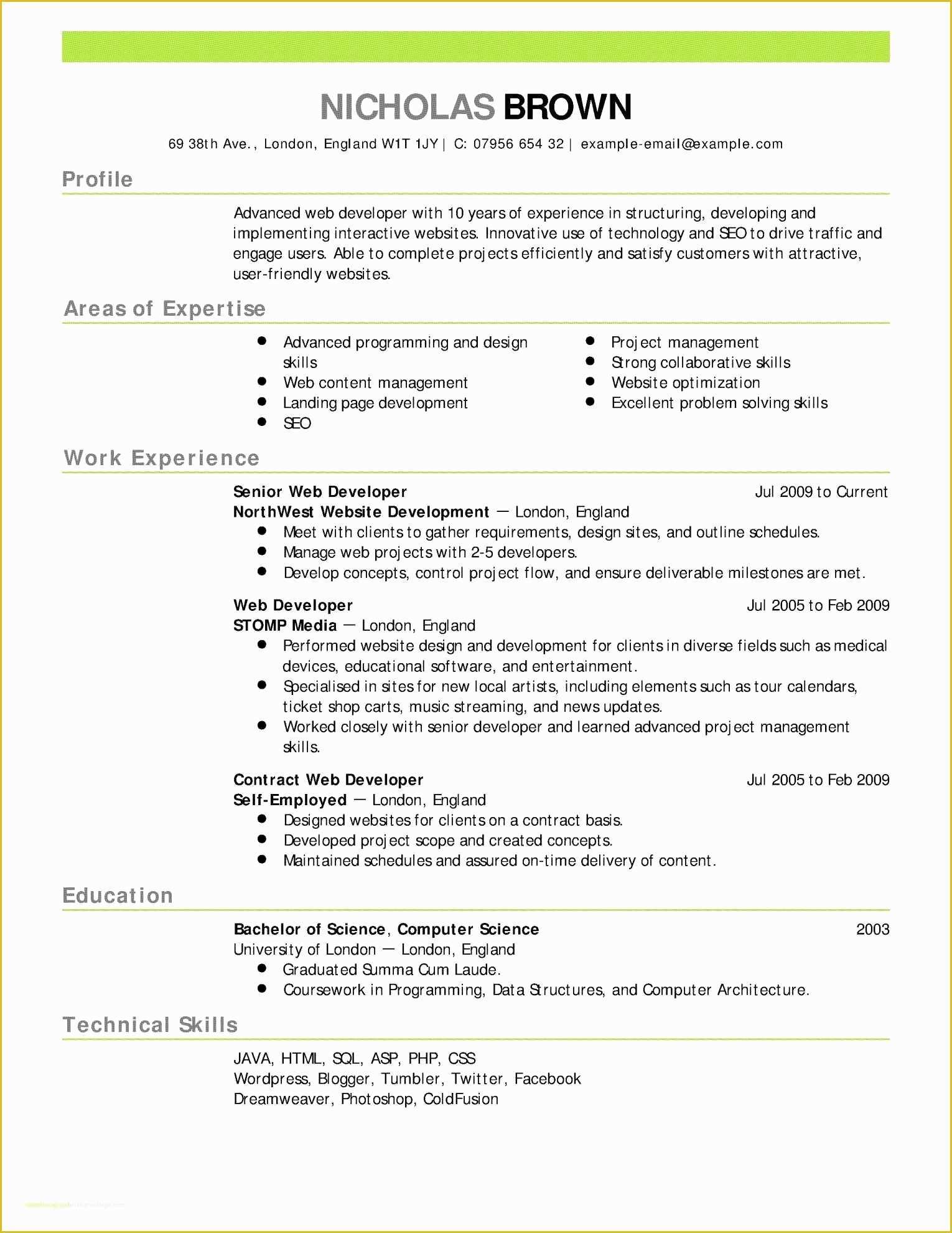 Ats Friendly Resume Template Free Of ats Friendly Resume Template ats Resume format Luxury