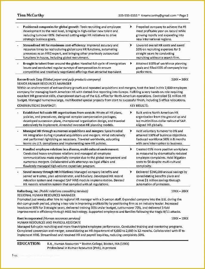 Ats Friendly Resume Template Free Of ats Friendly Resume Template Free