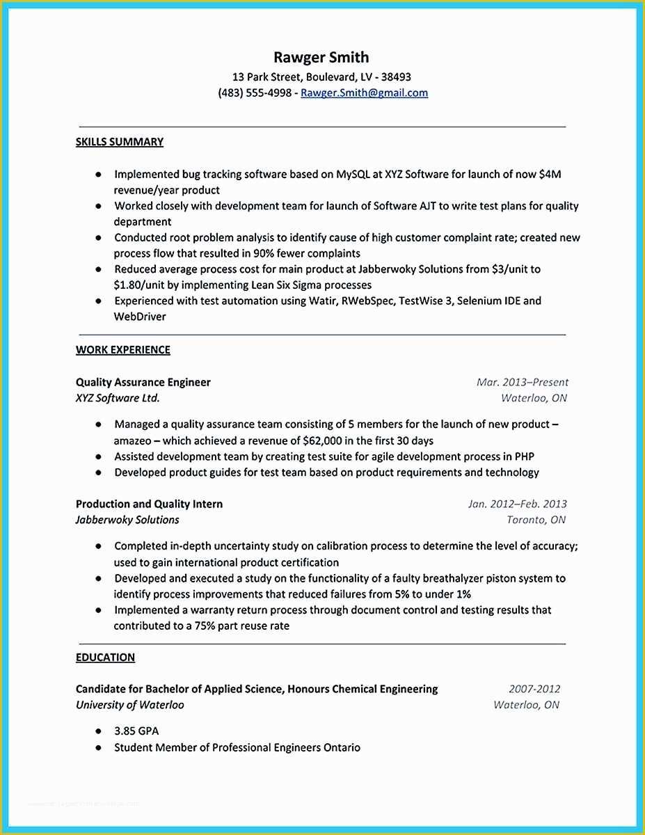 Ats Friendly Resume Template Free Of ats Friendly Resume Template Free Templates Resume