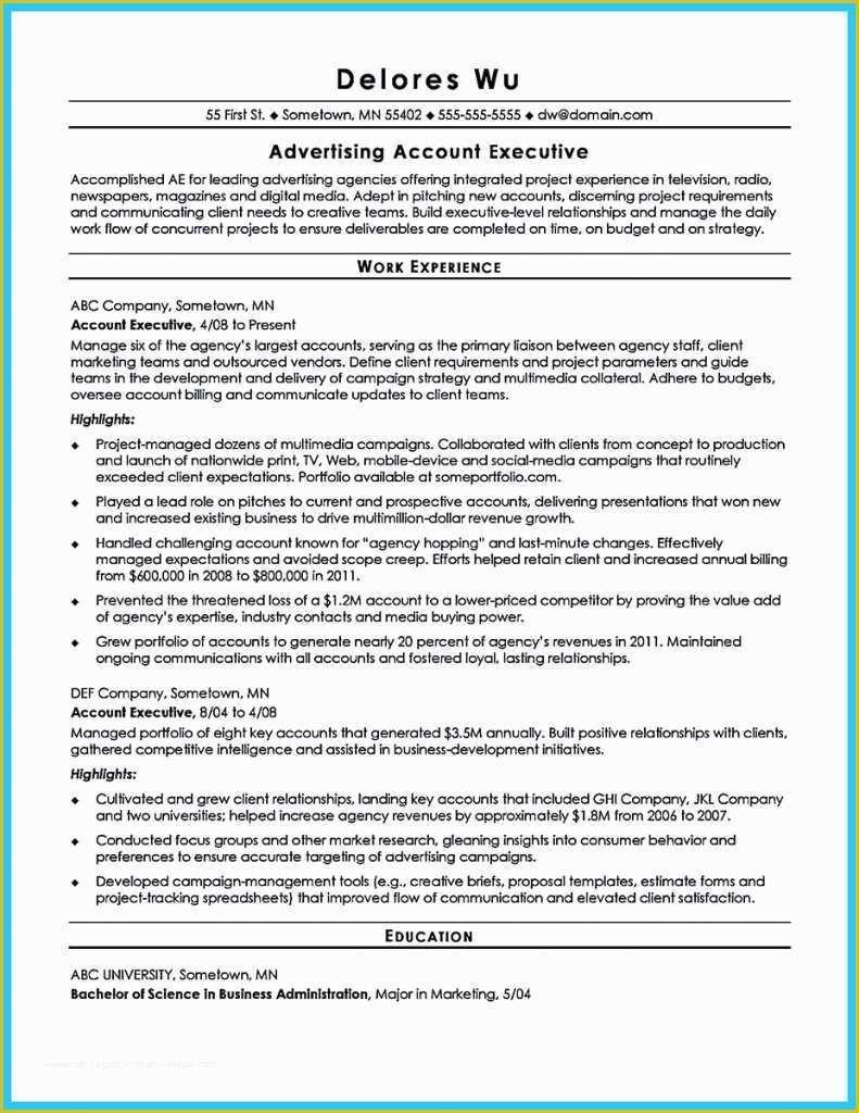 Ats Friendly Resume Template Free Of ats Friendly Resume Template