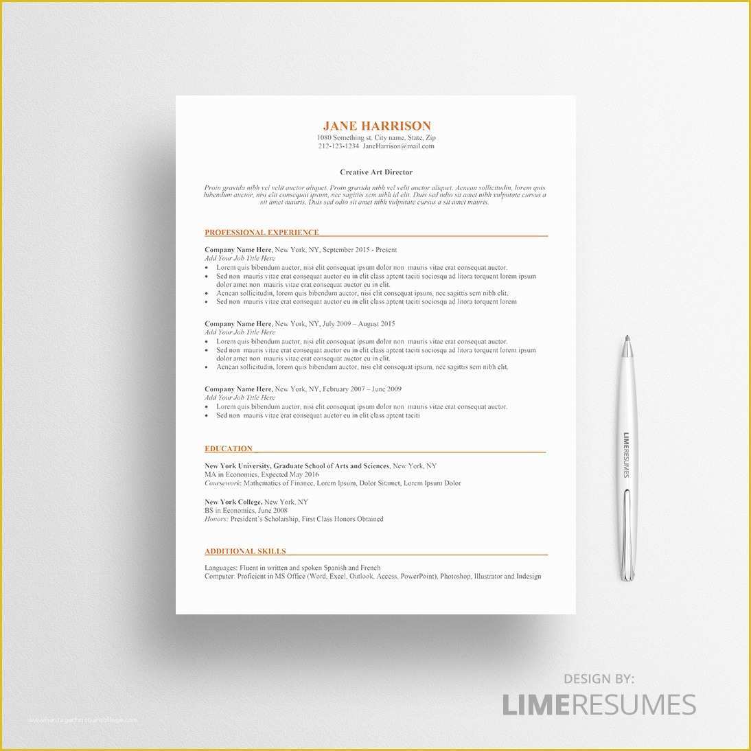 Ats Friendly Resume Template Free Of ats Resume Template ats Friendly Resume Template