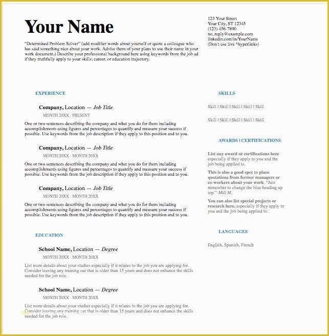ats friendly resume template free download 2021 ats friendly resume template free download 2021