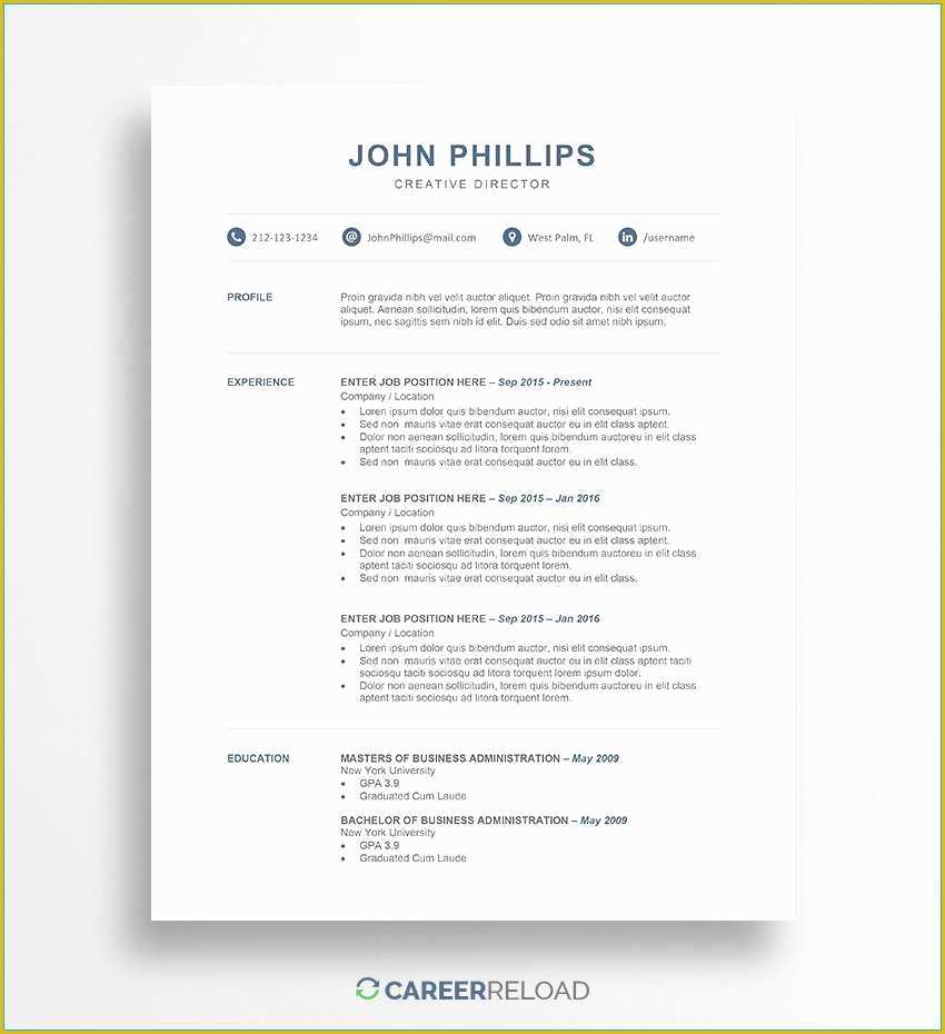 Ats Resume Template Free Download Of ats Resume Template Download ats Friendly Resume Template