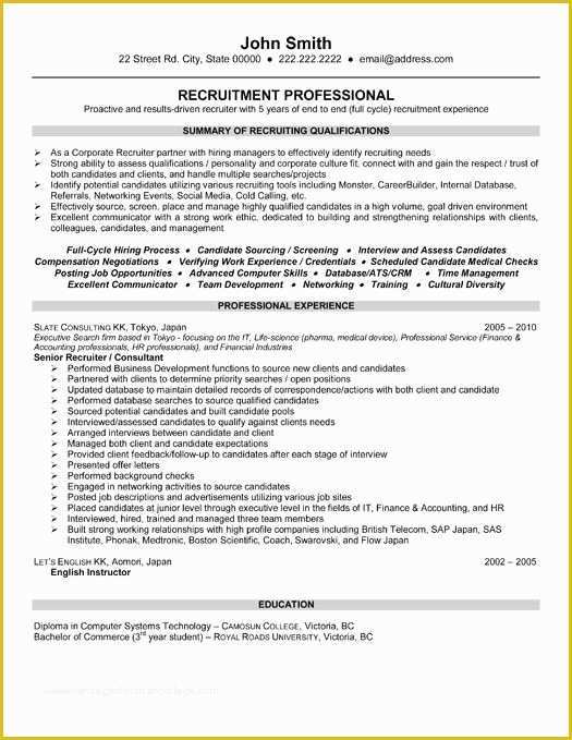 Ats Resume Template Free Download Of ats Resume Template Download Resume Templates Free