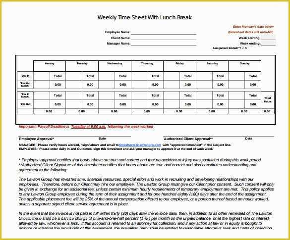 Attorney Timesheet Template Free Of 9 Sample attorney Timesheets