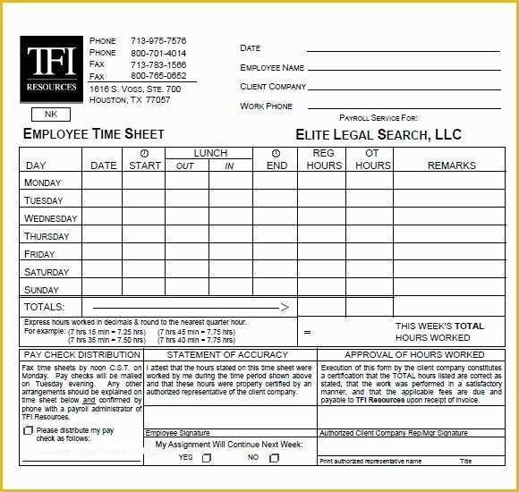 Attorney Timesheet Template Free Of 9 Sample attorney Timesheets