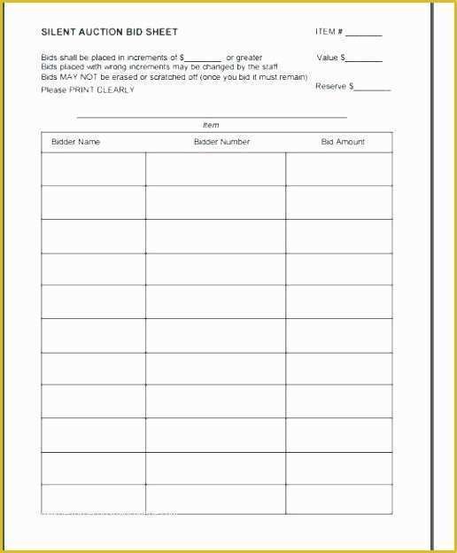 Auction Catalog Template Free Of Auction Catalog Four Columns Templates Template for Silent