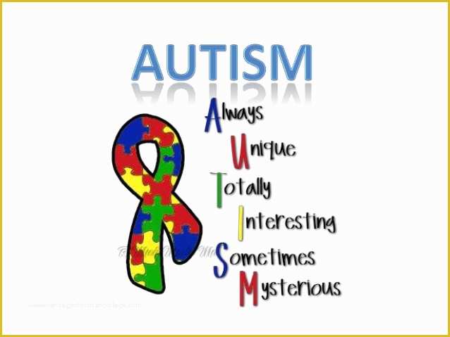 Autism Powerpoint Template Free Download Of Autism Presentation