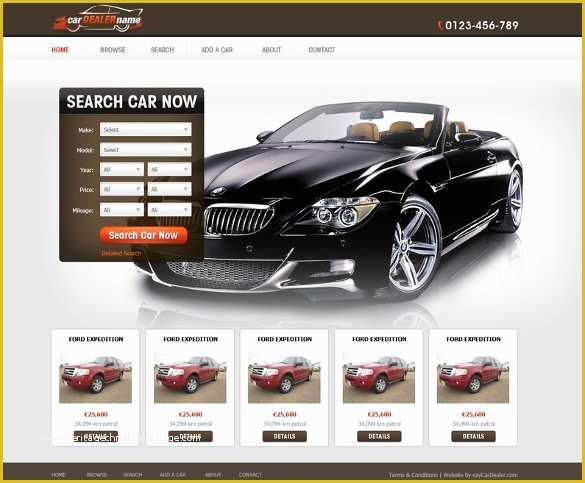 Auto Parts Website Template Free Of 28 Car Dealer Website themes & Templates