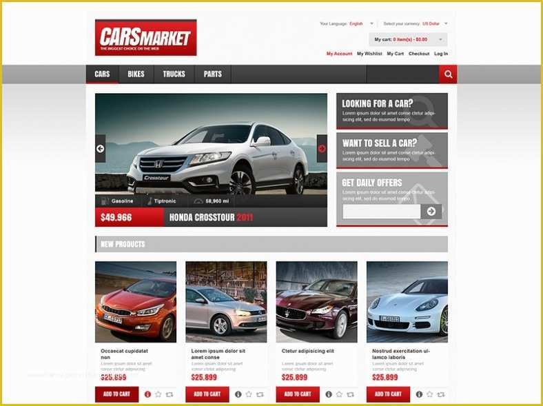Auto Parts Website Template Free Of Auto Parts Magento Website Templates & themes