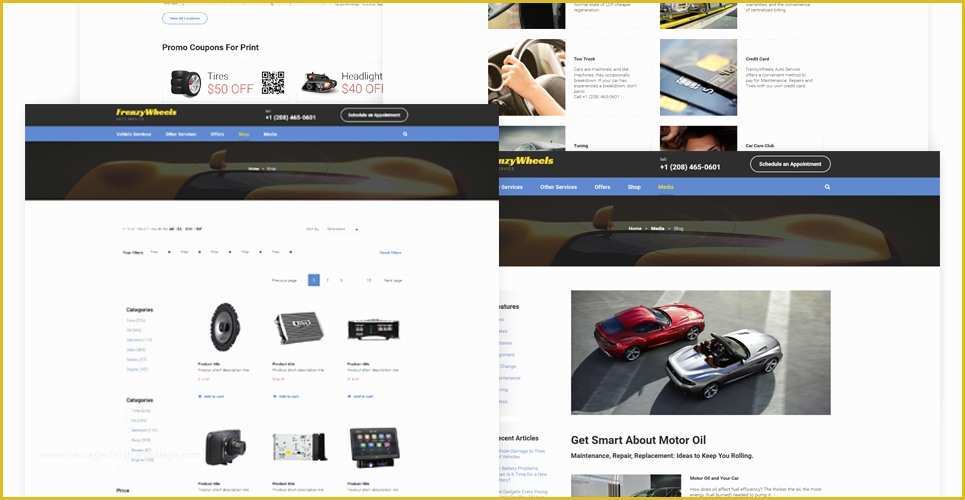 Auto Parts Website Template Free Of Auto Parts Website Template