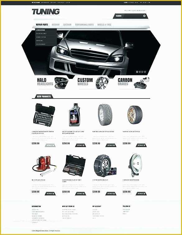 Auto Parts Website Template Free Of Auto Spare Parts Website Template Free Download