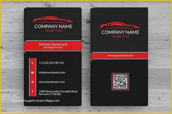 Auto Repair Business Card Templates Free Of 20 Cool Automotive Business Cards Psds