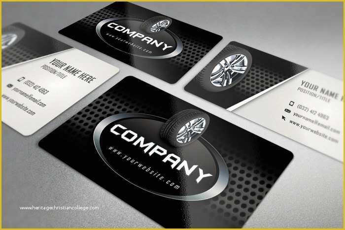 Auto Repair Business Card Templates Free Of 20 Free Black and White Business Card Templates Designyep