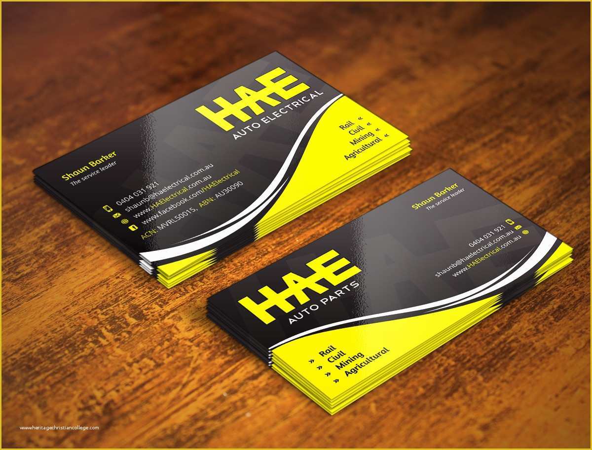 Auto Repair Business Card Templates Free Of Automotive Business Cards Business Card Tips