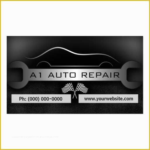 Auto Repair Business Card Templates Free Of Wrench Mobile Mechanic Auto Repair Business Cards
