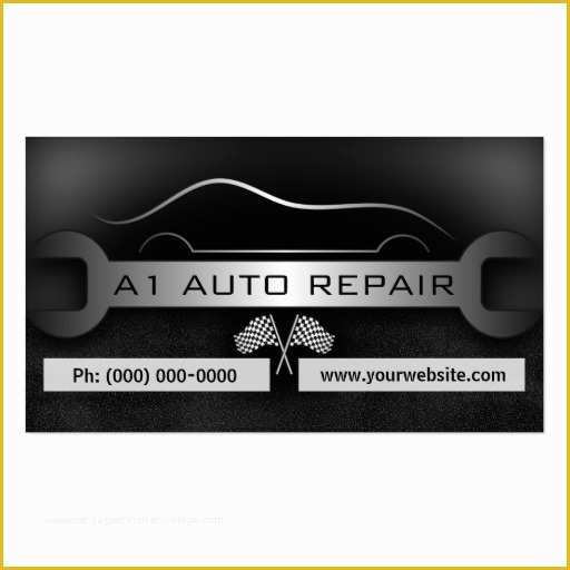 Auto Repair Business Card Templates Free Of Wrench Mobile Mechanic Auto Repair Business Cards