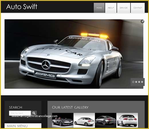 Auto Spare Parts Website Template Free Download Of 20 Auto Parts & Cars HTML Website Templates