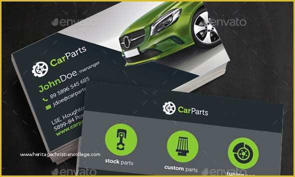 Auto Spare Parts Website Template Free Download Of 21 Cool Carservice Business Card Design Templates – Design