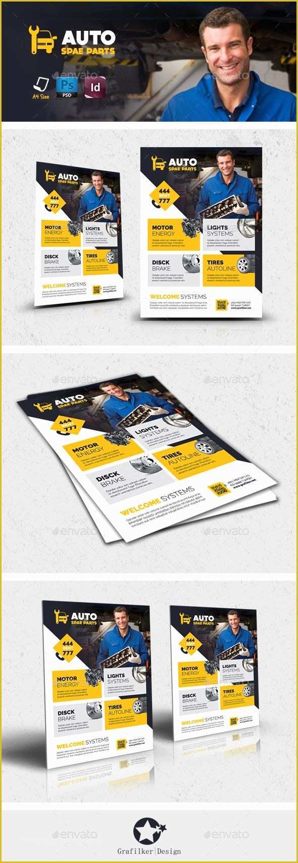 Auto Spare Parts Website Template Free Download Of Auto Spare Part Flyer Templates Psd Design Download