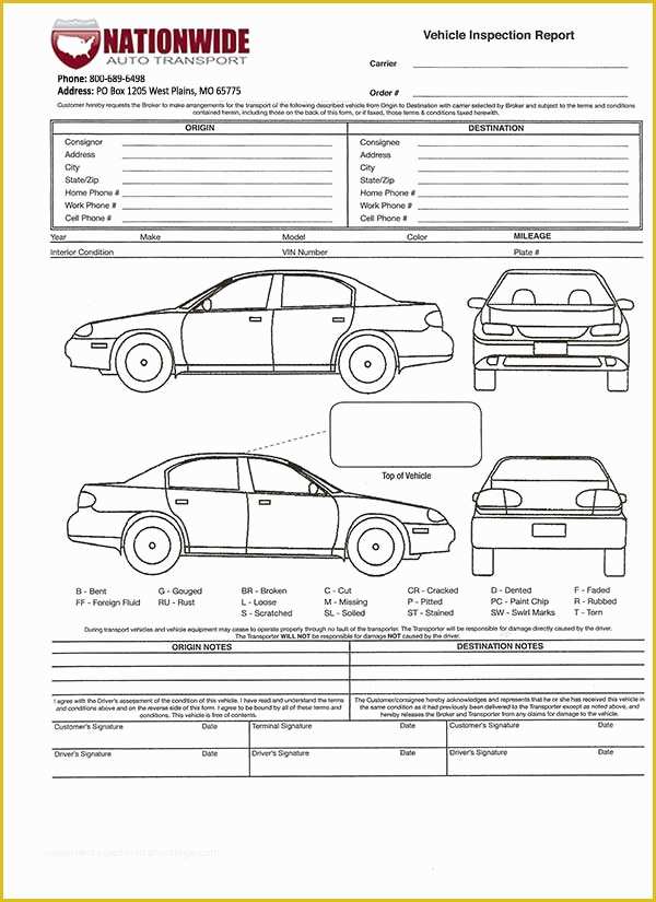 Auto Transport Bill Of Lading Template Free Of 8 Best Of Truck Bill Lading Template Auto Bill