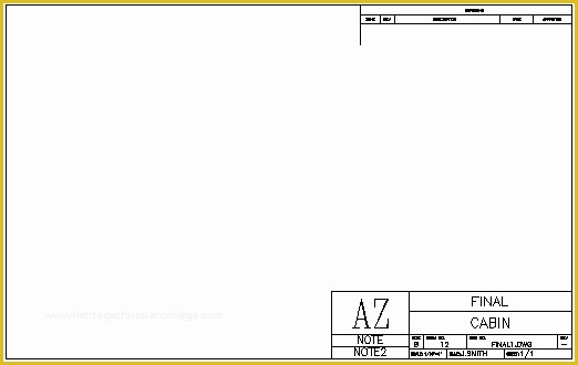 Autocad Drawing Templates Free Download Of Creating A Title Block In Autocad 2016 Tutorial and Videos