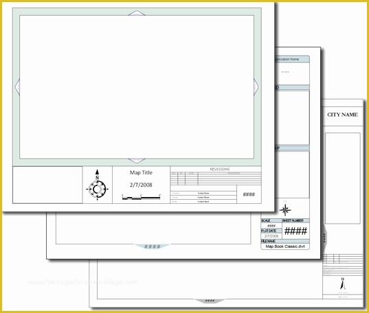 Autocad Drawing Templates Free Download Of Templates for Maps and Map Books