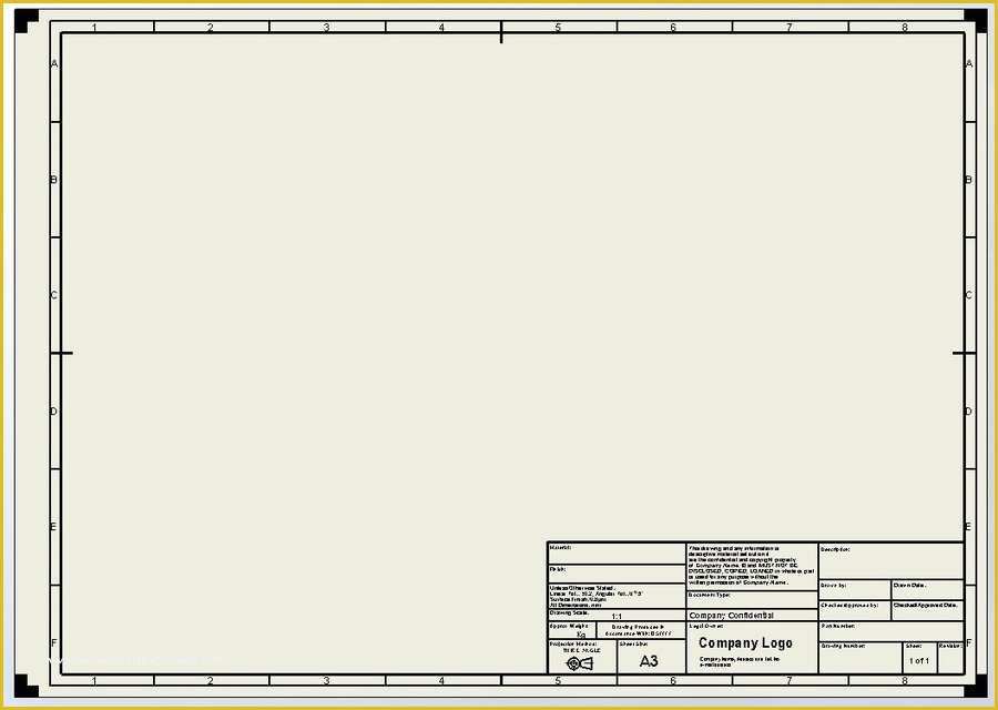 Autocad Templates Free Of Autocad Mechanical Drawing Templates Free Download