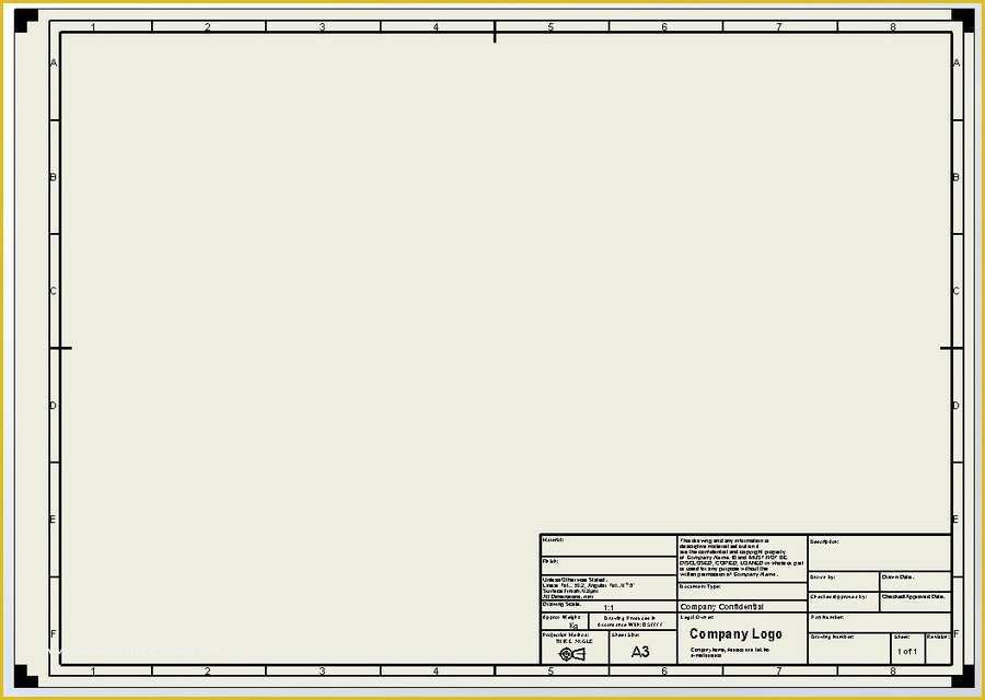Autocad Templates Free Of Autocad Mechanical Drawing Templates Free 