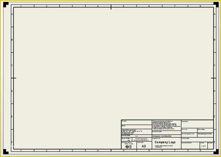 Autocad Templates Free Of Grabcad