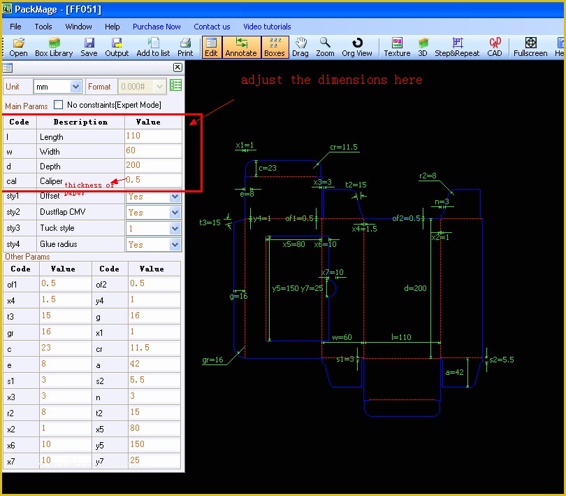 Autocad Templates Free Of Packmage Cad Offers Free Carton Box Template Structure