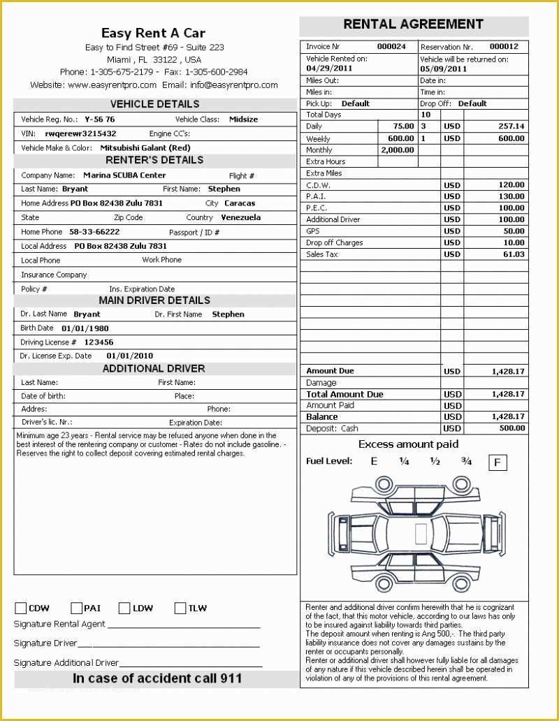 Automobile Lease Agreement Template Free Of Cloud Car Rental software Easyrentpro Line Hire System