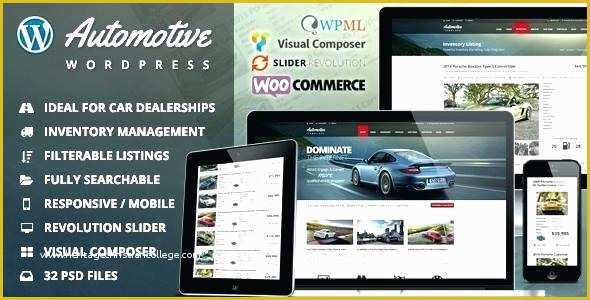 Automotive Powerpoint Templates Free Download Of Car Dealer Website themes Templates Free Premium for